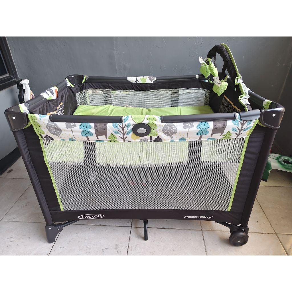​Preloved Graco Pack 'n Play Portable Playard / Kasur Bayi Lipat / Box Bayi Graco Second
