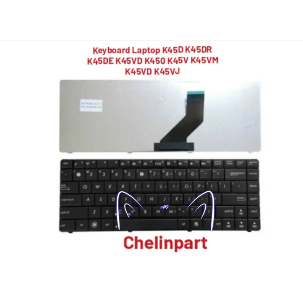 Keyboard Laptop AS K45D K45DR K45DE K45VD K450 K45V K45VM K45VD K45VJ
