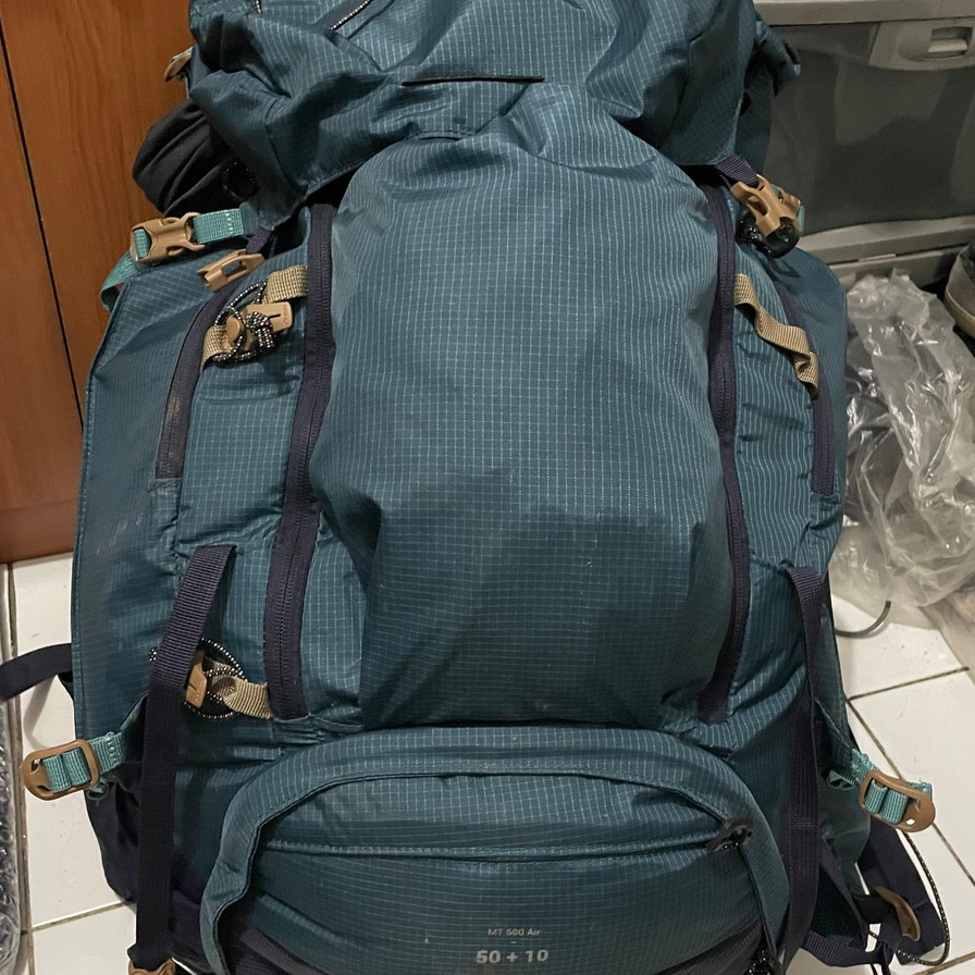 Tas Ransel Gunung Carrier Keril Kerir Forclaz MT 500 Air 50+10 liter litre ltr lt l