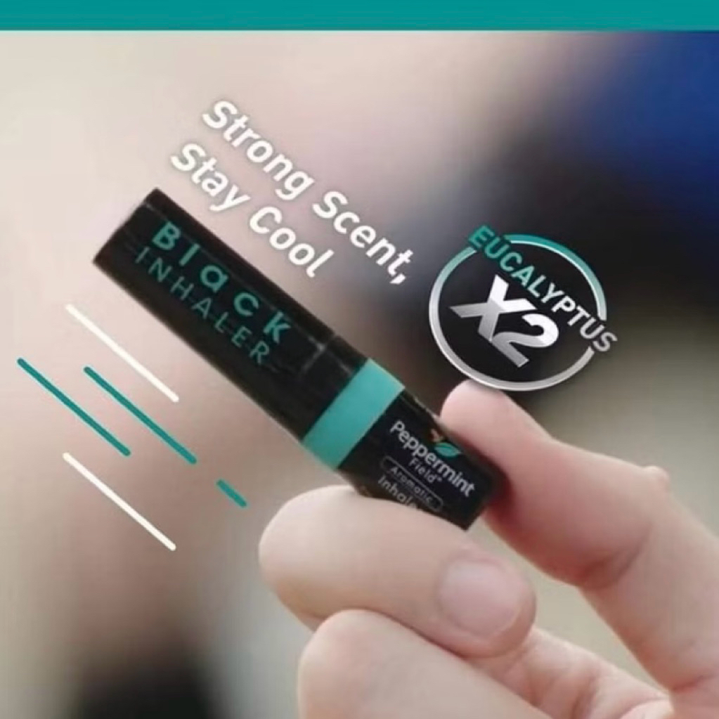 Aroma Peppermint Kuat Inhaler Peppermint Field Black 2ml