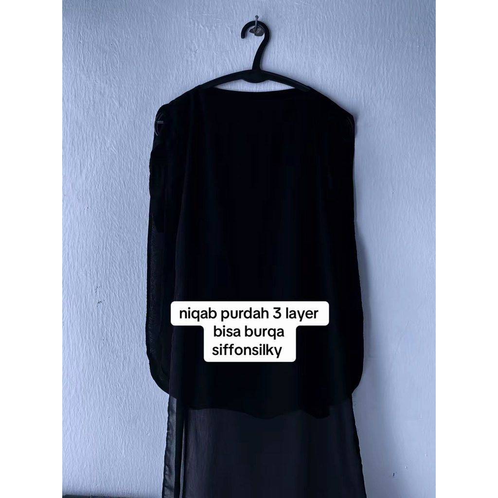 niqab purdah 3 layer