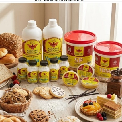 Sun Koenang Koenang SKK Bahan Kue Baking Powder Soda Kue SP TBM Ovalet Vanili