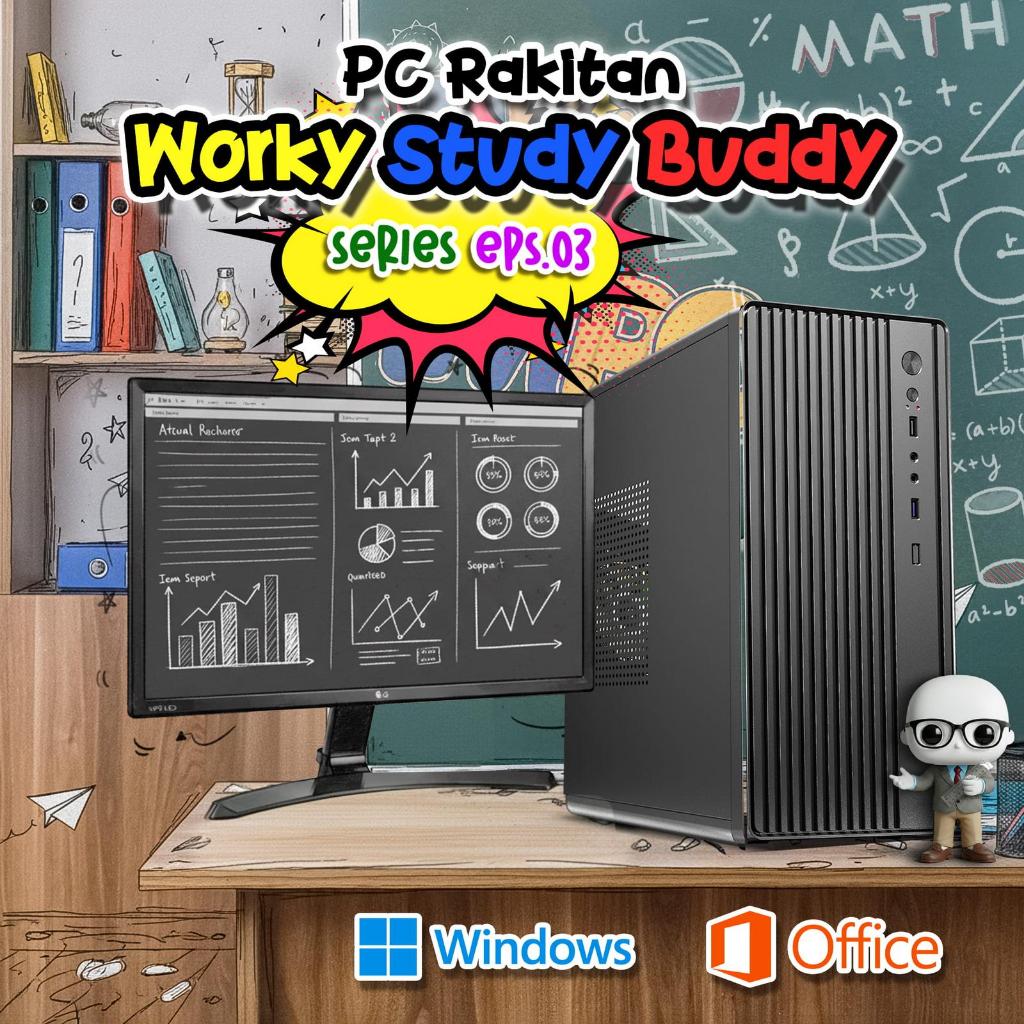 iMPC PC SET BUDDY EPS 3 - PC RAKITAN AMD RYZEN 5 3400G | B450M | 16GB DDR4 | SSD GEN3 256GB | RAKITA