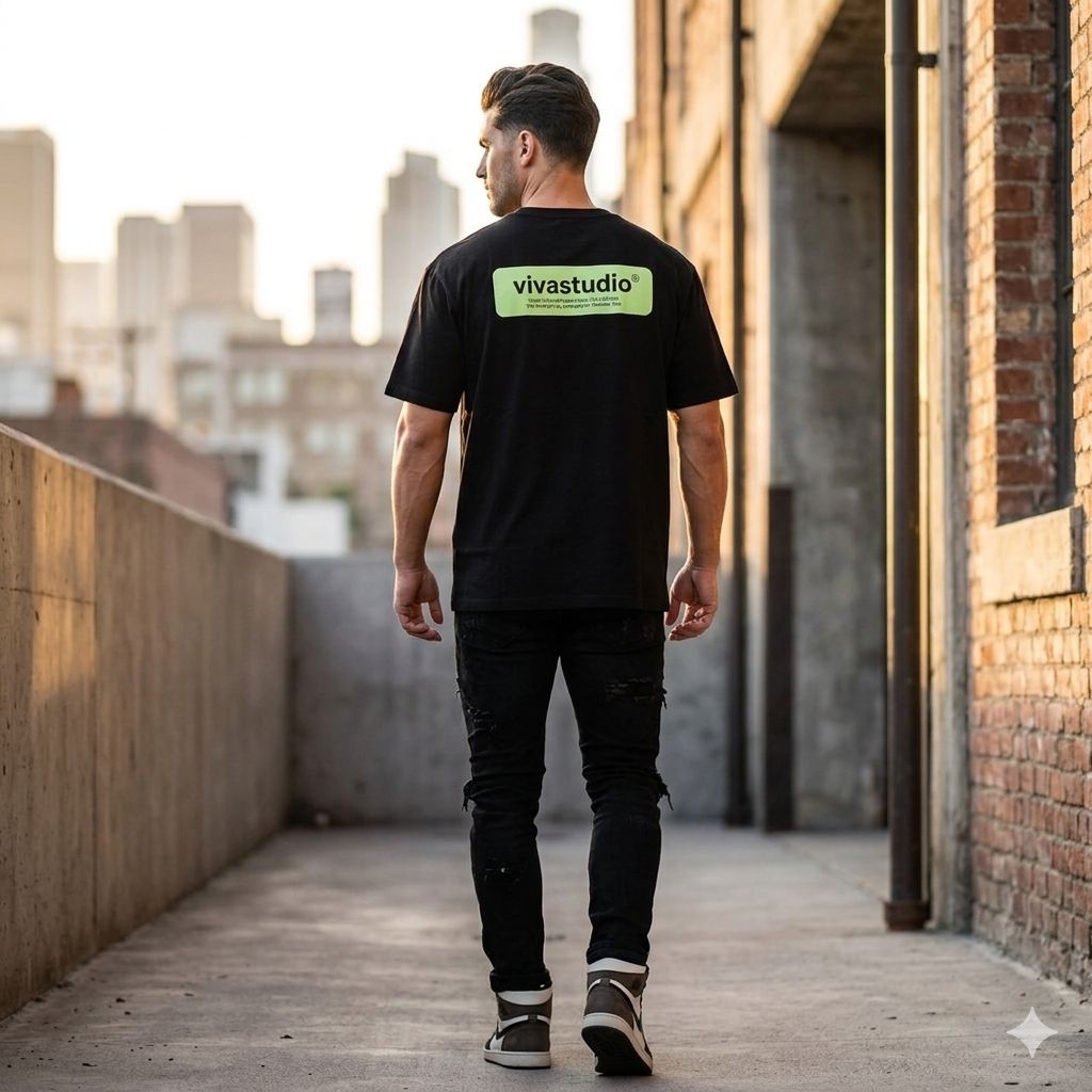 Vivastudio Logo T-shirt Black