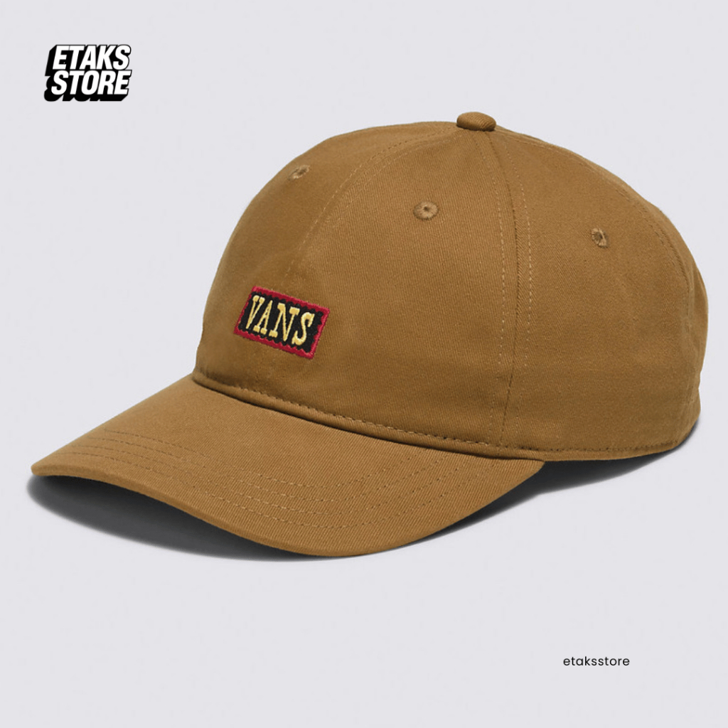 Topi Vans Dusker Curved Bill Jockey Hat Sepia | Snapback Hat Cap Trucker | Navya GMG | Original Resm