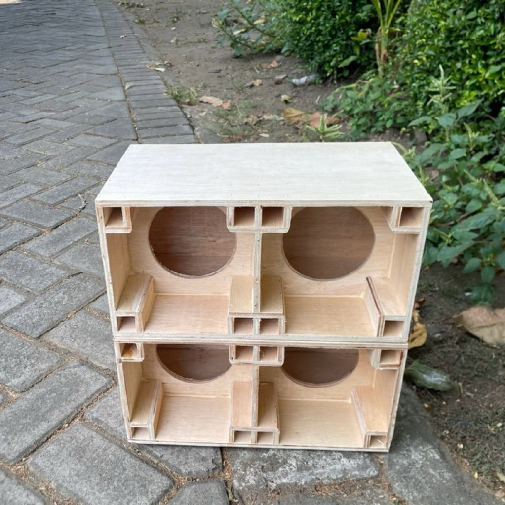 box planar miniatur 8 dan 10 inch bahan semi meranti 12 mili
