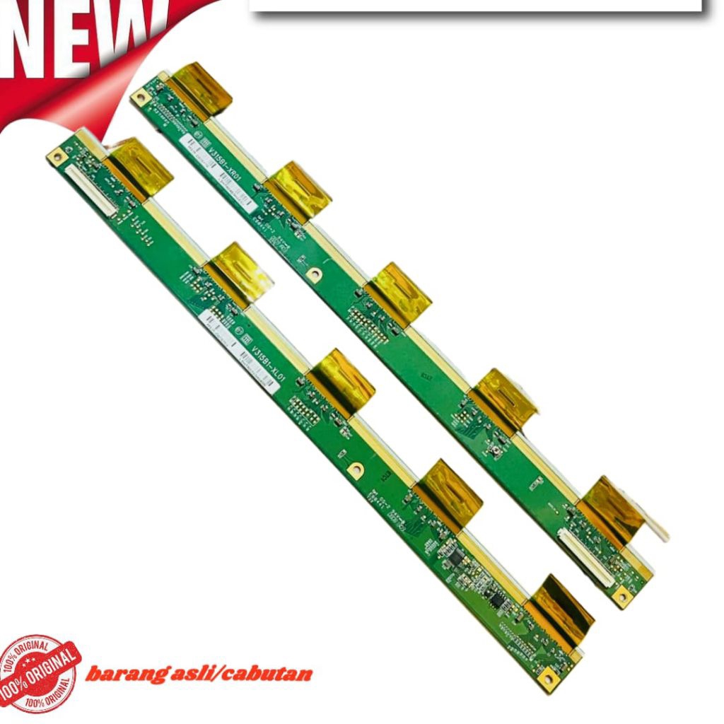SATU SET TCON TV SONY LCD 32V400A.  NORMAL CABUTAN  ASLi