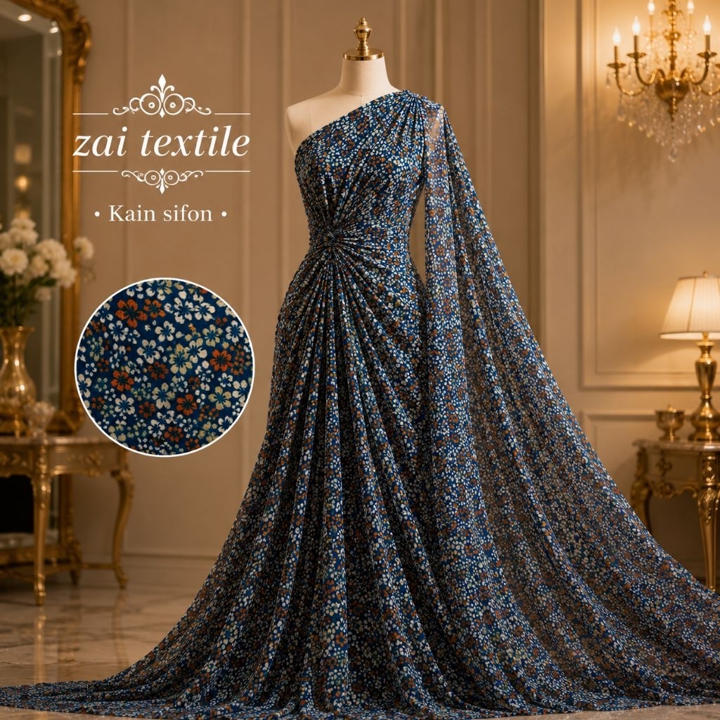 kain sifon motif - kain chiffon motif - kain sifon - kain chiffon