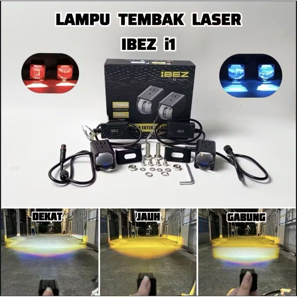 IBEZ i1 - Lampu Tembak Mini Laser 1 Mata