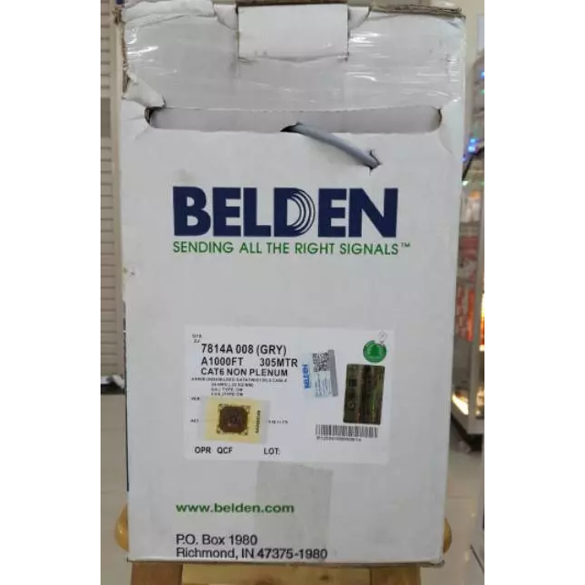 Kabel UTP Cat 6 BELDEN / KABEL DATA CAT 6 BELDEN