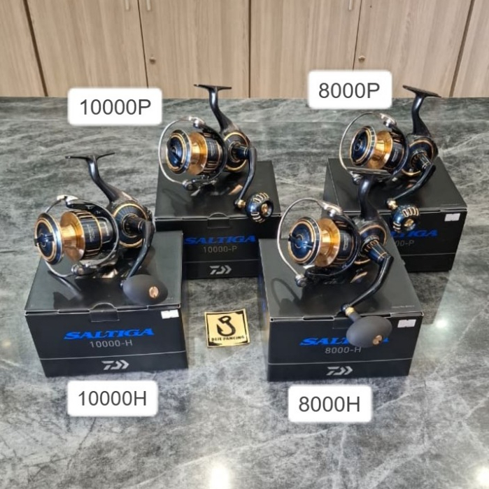 REEL SPINNING DAIWA SALTIGA 2025 8000P 8000H 10000P 10000H
