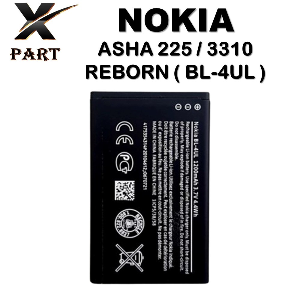 BATERAI NOKIA BL-4UL NOKIA ASHA 225 / 3310 REBORN BATRE BATRAI ORIGINAL 100%