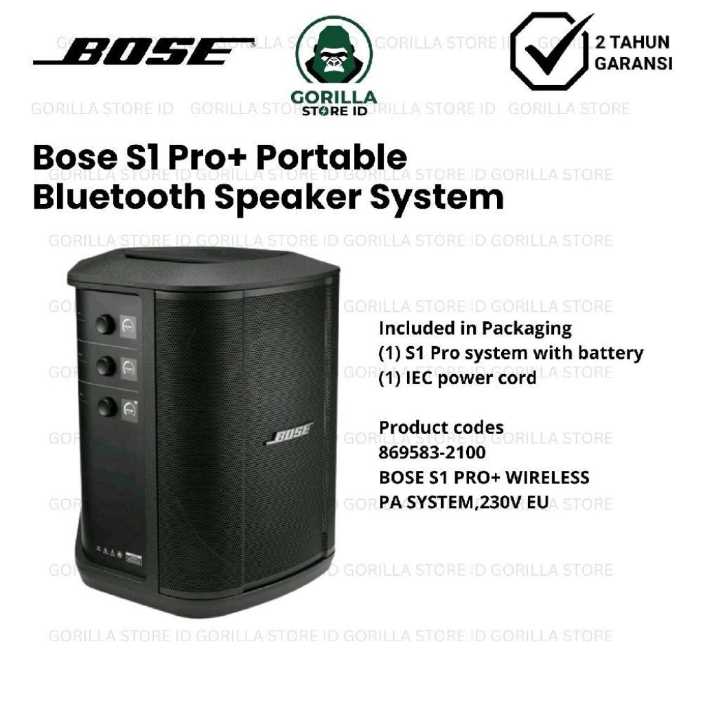 Bose S1 Pro+ Portable Bluetooth Speaker System