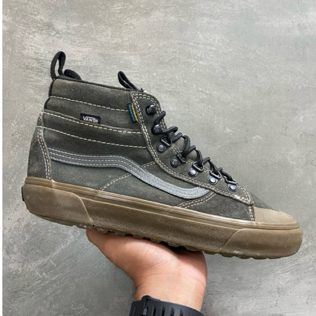 [Size 41] Vans SK8-HI DR MTE ALL-TRAC Vintage Green Black Waterproof Insulated (VN000CVR0VB) Second 