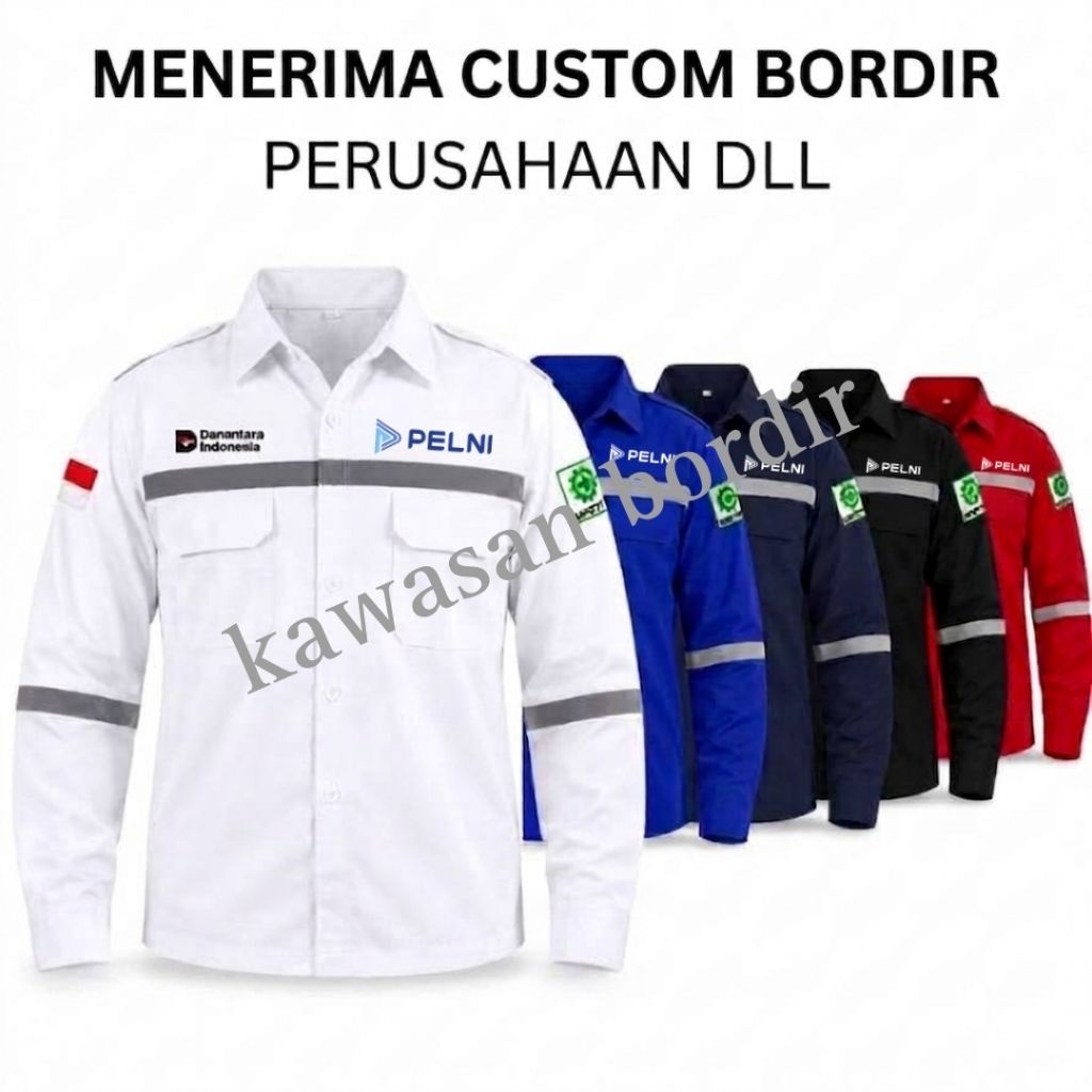 Terbaru kemeja kerja Pelni kemeja Pelni atasan Pelni wearpack Pelni baju Pelni seragam Pelni full bo