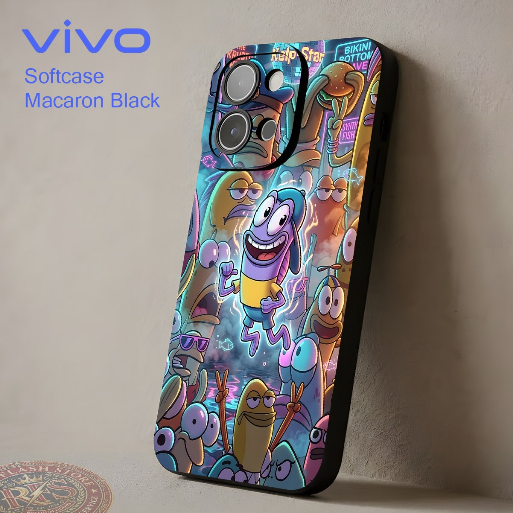 RF295 Case Vivo Y31d Pro Y11d T5 - Casing Handphone Softcase Macaron - Pelindung Belakang Hp - Silic