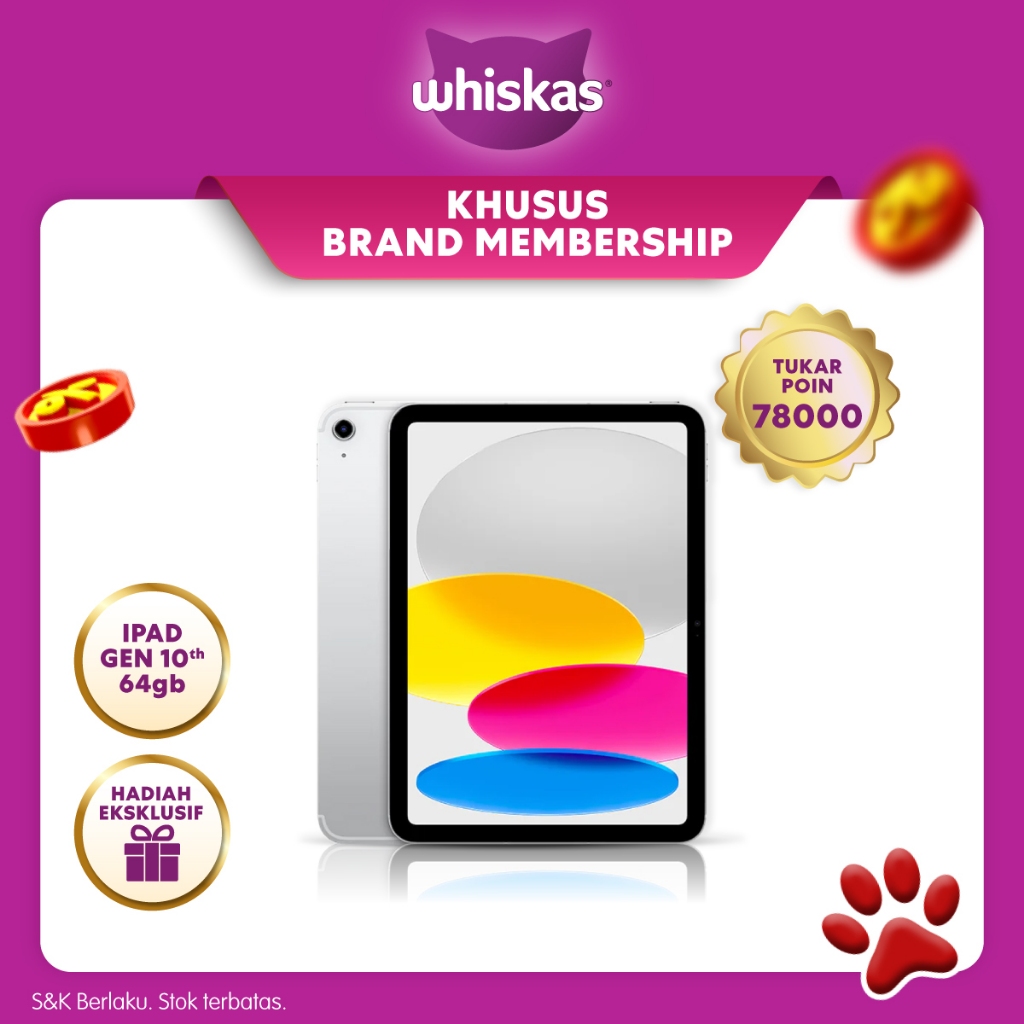 [HADIAH KHUSUS MEMBER] Tablet Apple iPad 10