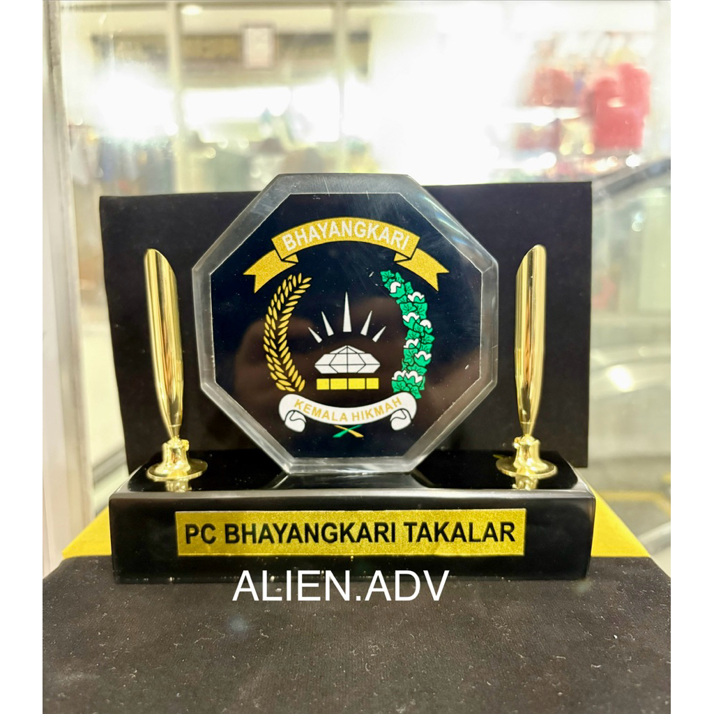 Plakat Ballpoint Custom Logo / Plakat Ballpoint Bhayangkari + Box Beludru