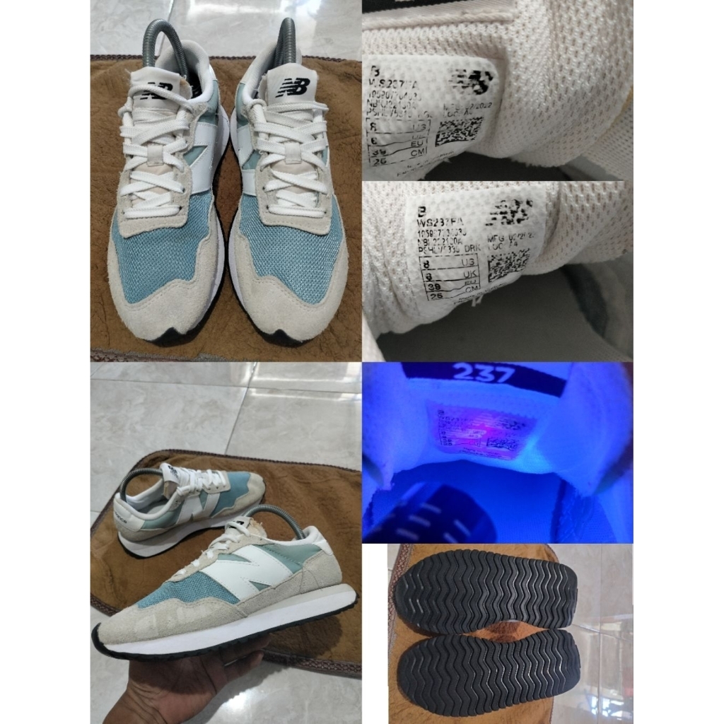 Sepatu Preloved Second Original New Balance NB 237 Size 39
