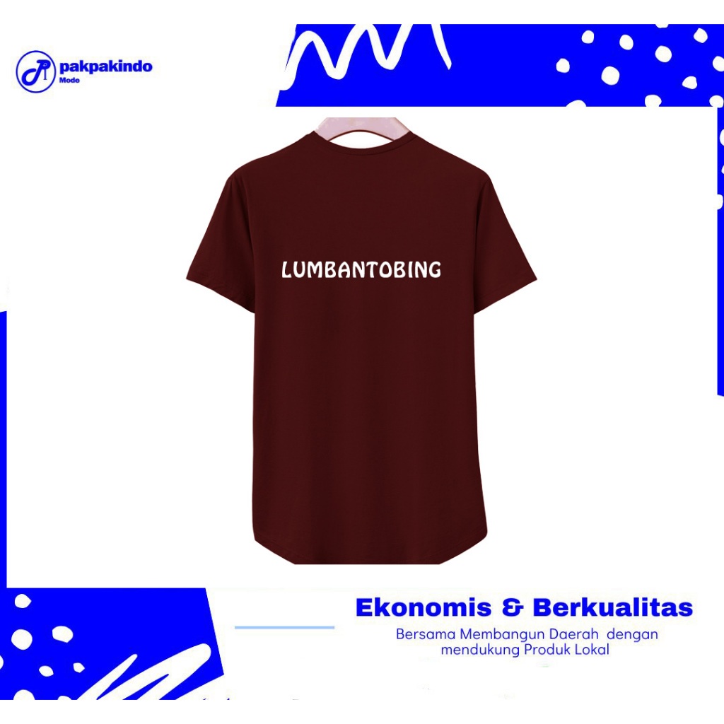 BAJU KAOS MARGA BATAK LUMBAN TOBING LENGAN PENDEK PRIA WANITA PREMIUM