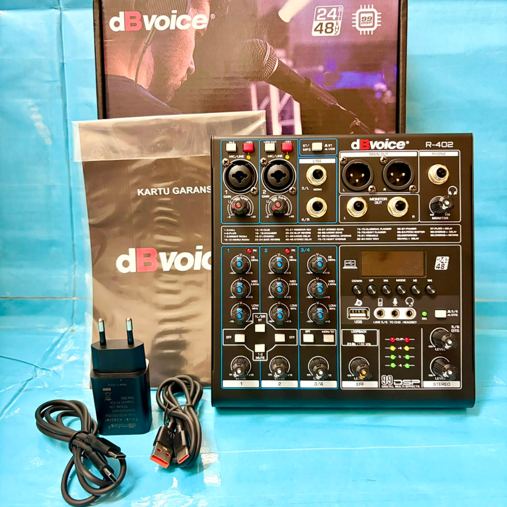 Mixer dB Voice R402 Original 4 Channel DbVoice R 402