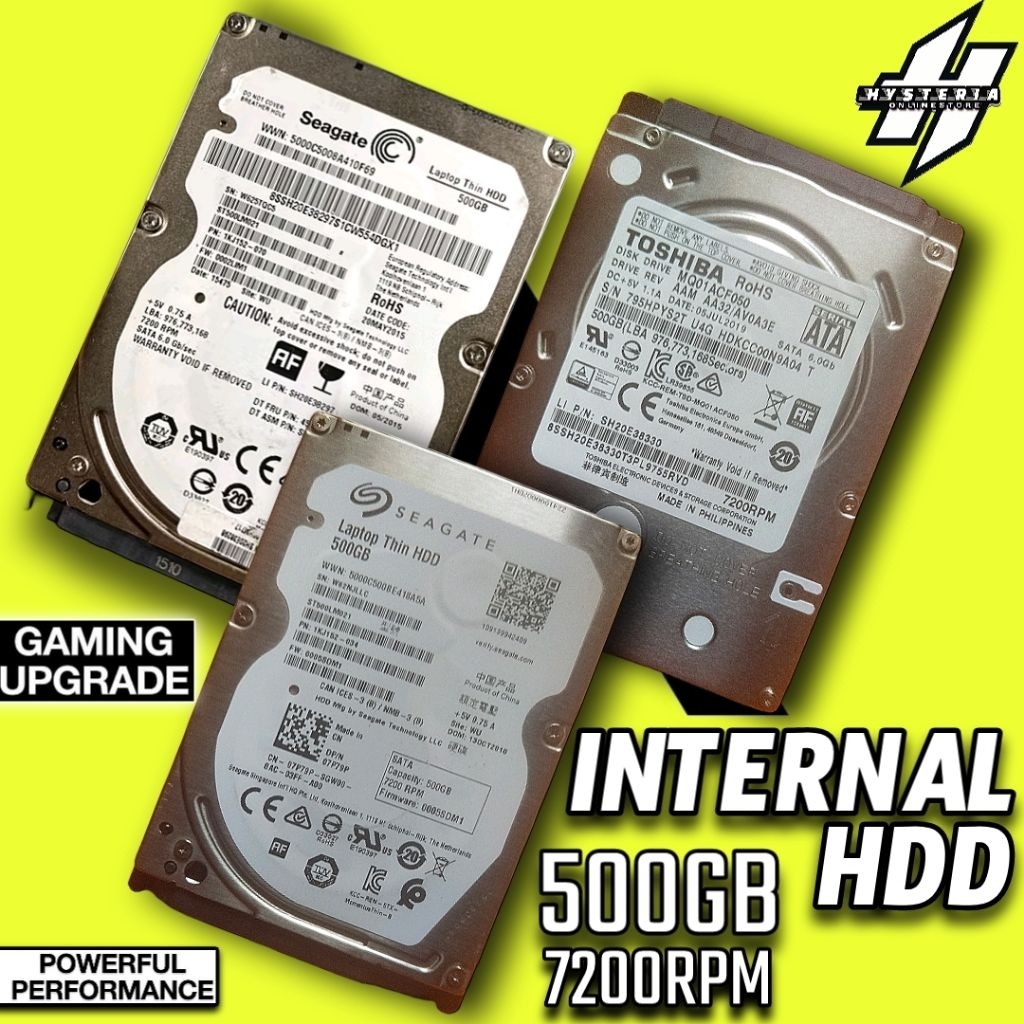 Hardisk Laptop 500Gb 7200RPM • HDD WD Black 500Gb 7200RPM Garansi