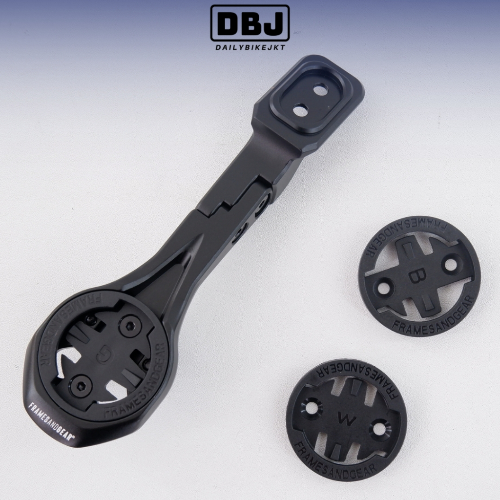 FRAMESANDGEAR Barfly MOUNT GARMIN WAHOO BRYTON FOR ENVE SES AERO PRO LONG ANGLE MOUNT W/ GOPRO MOUNT