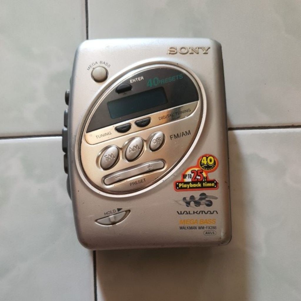WALKMAN SONY WM-FX288 Bahan