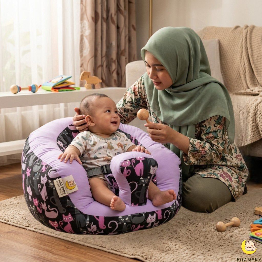Sofa duduk bayi | Sofa bayi belajar duduk | sofa bayi | (micro)