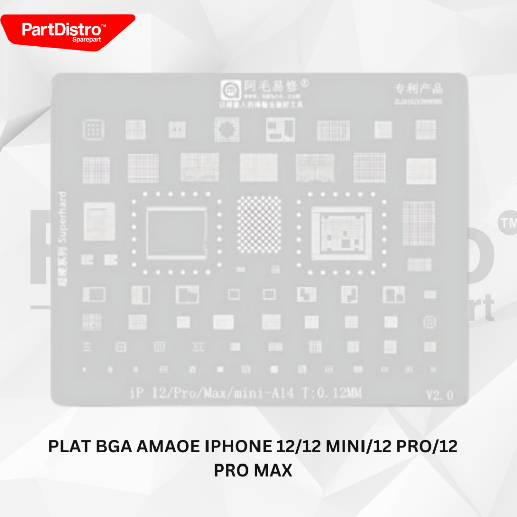 PLAT BGA AMAOE IPHONE 12/12 MINI/12 PRO/12 PRO MAX