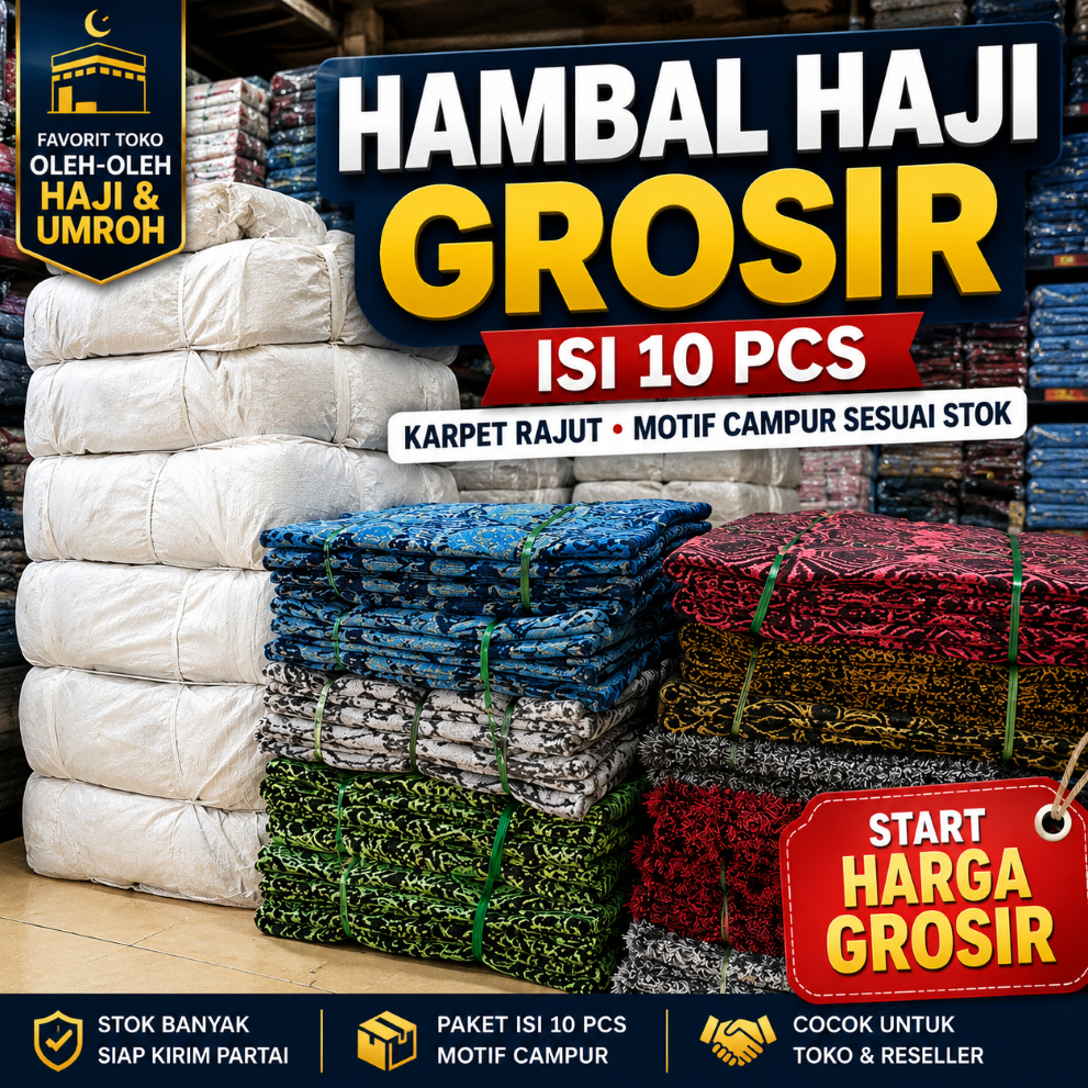 GROSIR KARPET RAJUT ISI 10 PCS 180x220 / 180x280CM HAMBAL RAJUT MOTIF CAMPUR