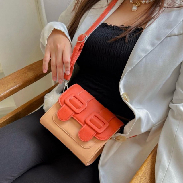 Lagos Bag- tas selempang lucu korean style tas wanita