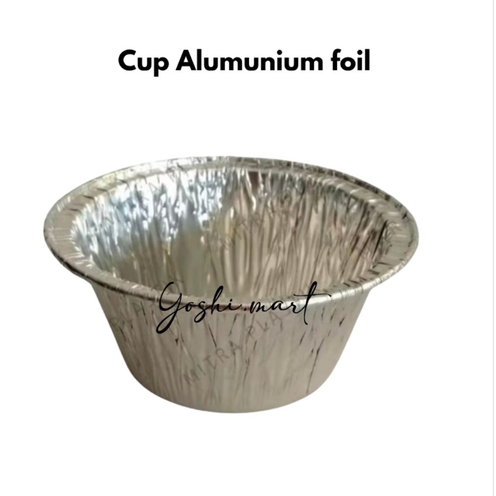 Cup Alumunium Foil Tray Cup Aluminum Foil Bulat