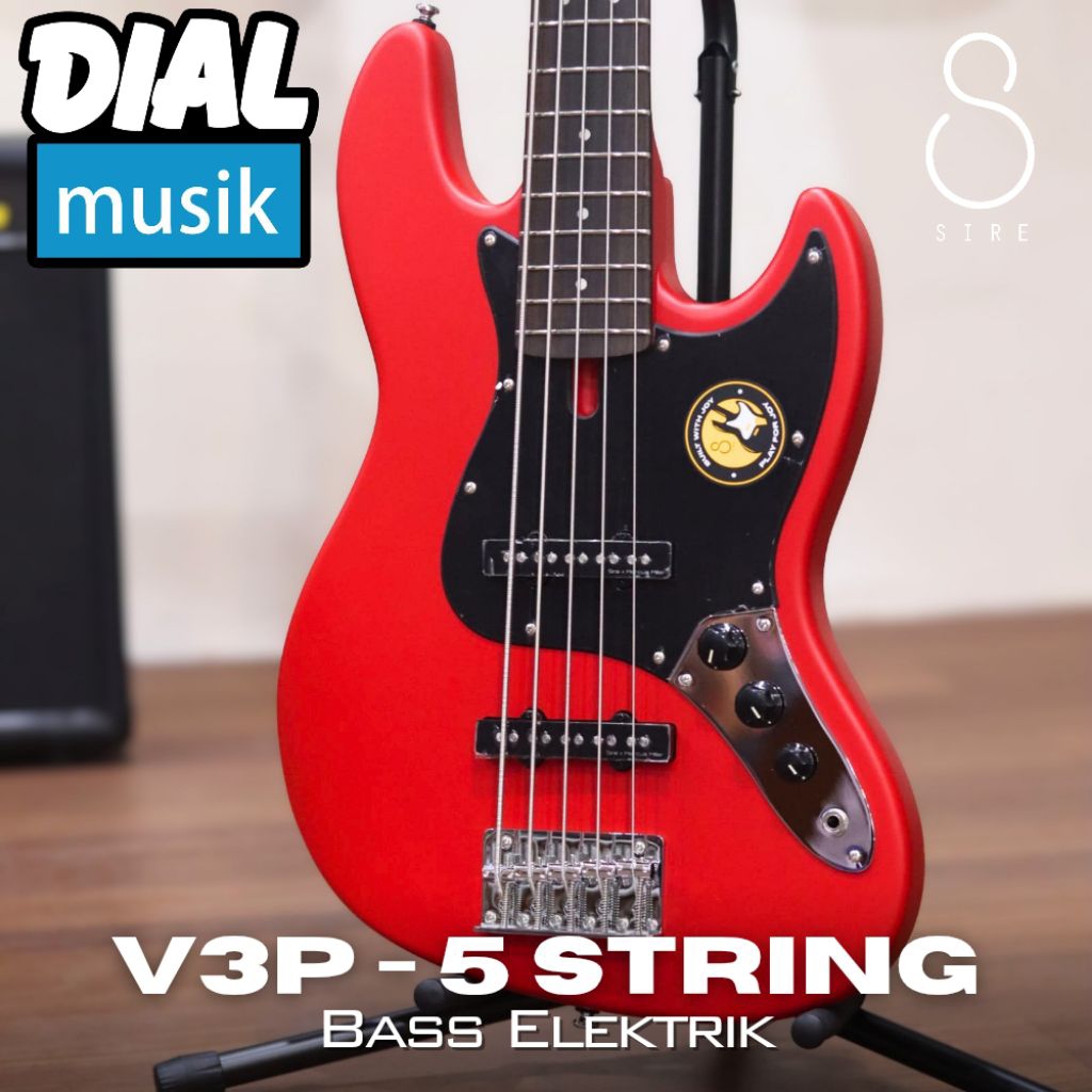 Sire V3P 2nd Gen Marcus Miller 5 String - Bass Electric Pasif Sire