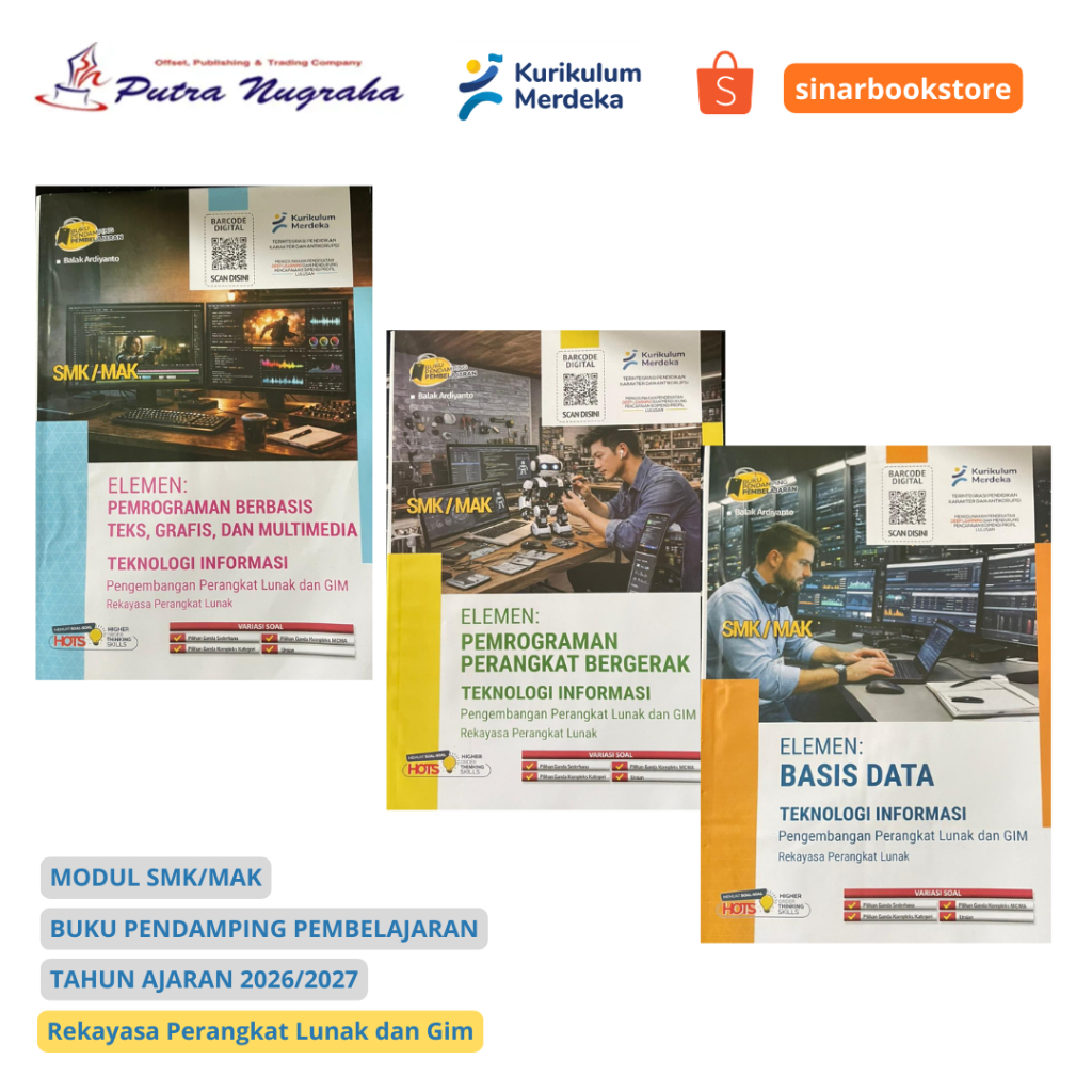 Modul SMK/MAK Rekayasa Perangkat Lunak dan Gim Kurikulum Merdeka Buku Pendamping Pembelajaran 2026/2