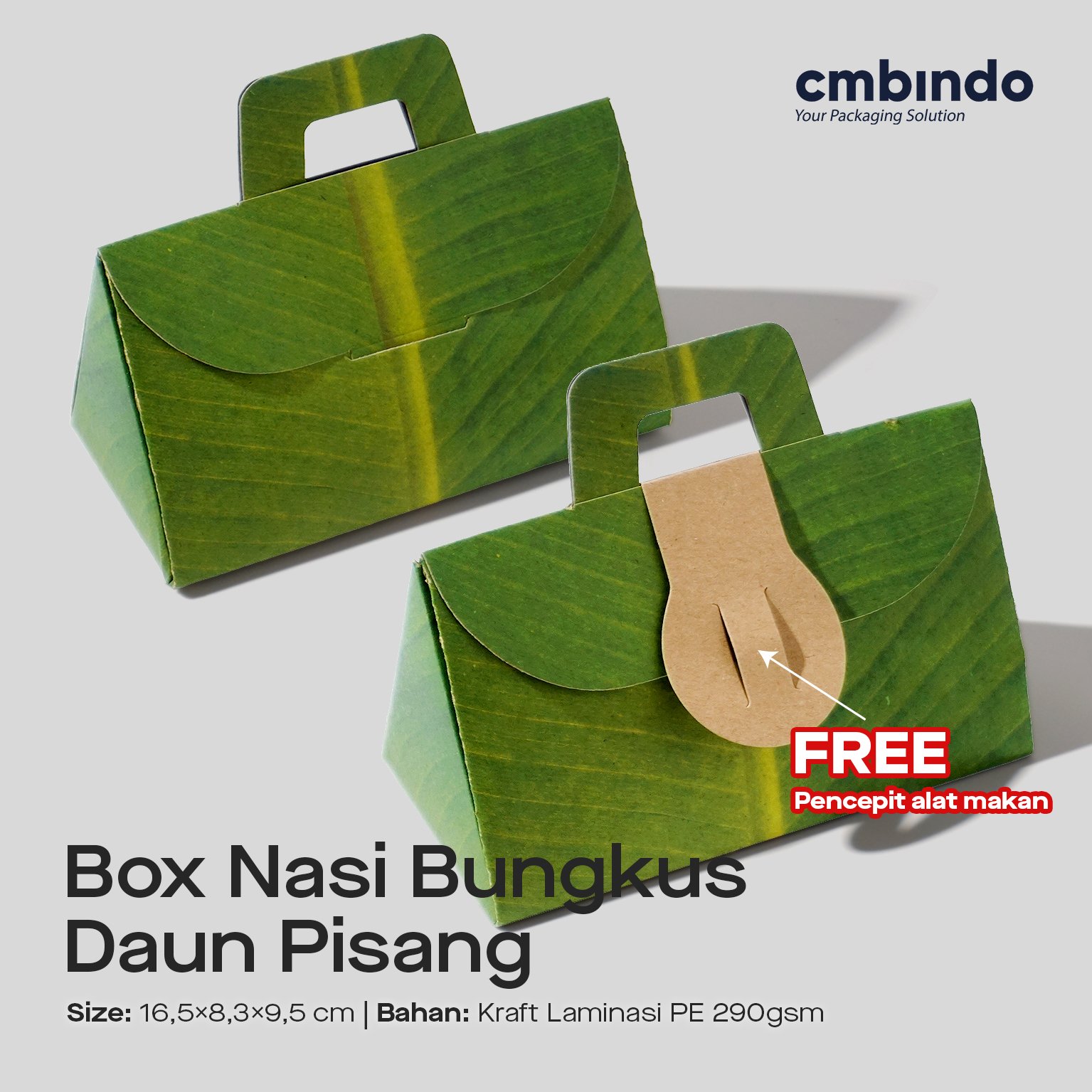 Bungkus Nasi Lunch Box | Daun Pisang