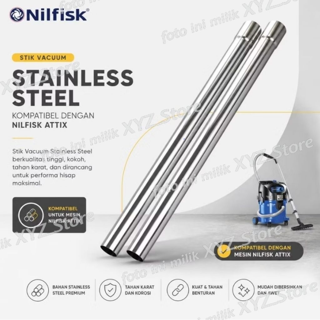 STIK VACUUM CLEANER UNTUK NILFISK ATTIX 30 & 50 / STIK VACUUM CLEANER / STIK VACUUM KRISBOW KOMPATIB
