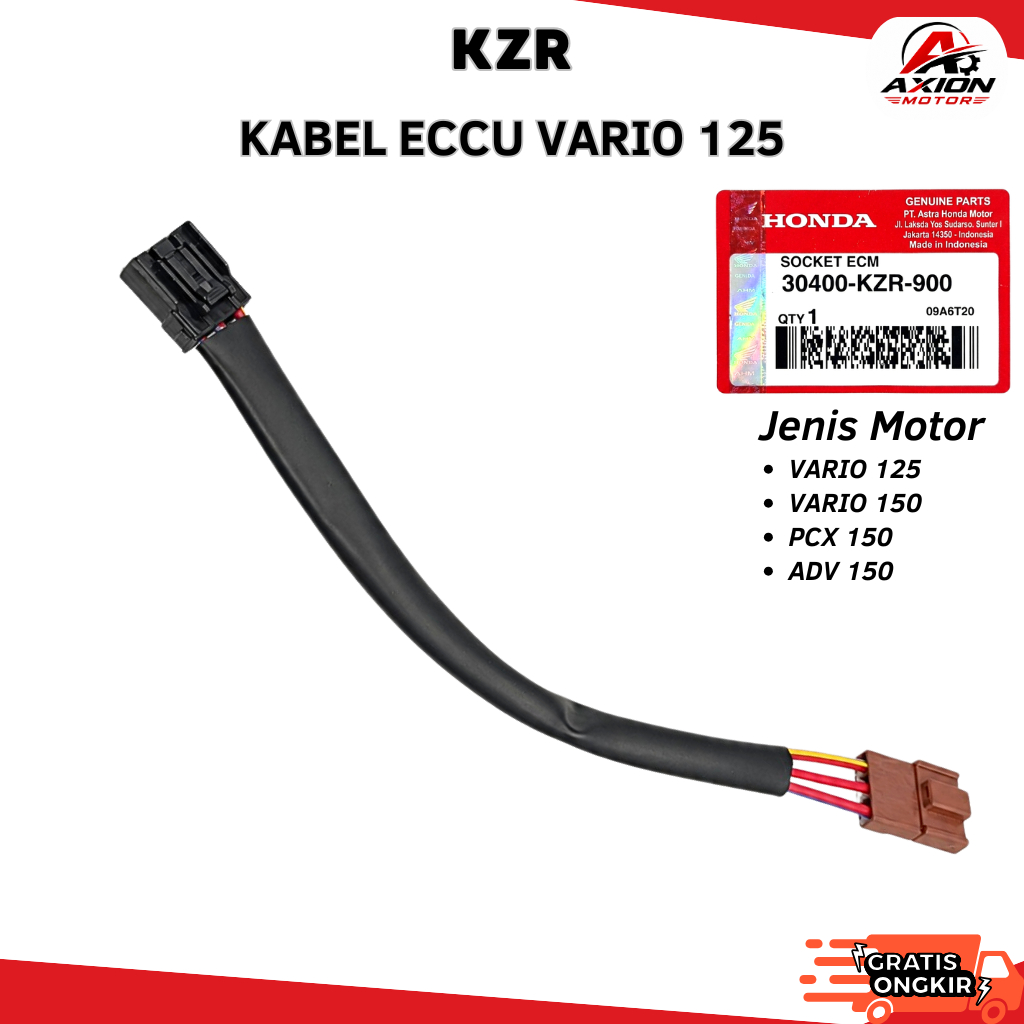 Kabel Socket ECU Honda Vario 125 150 PCX 150 ADV 150 Soket ECU ECM Injeksi