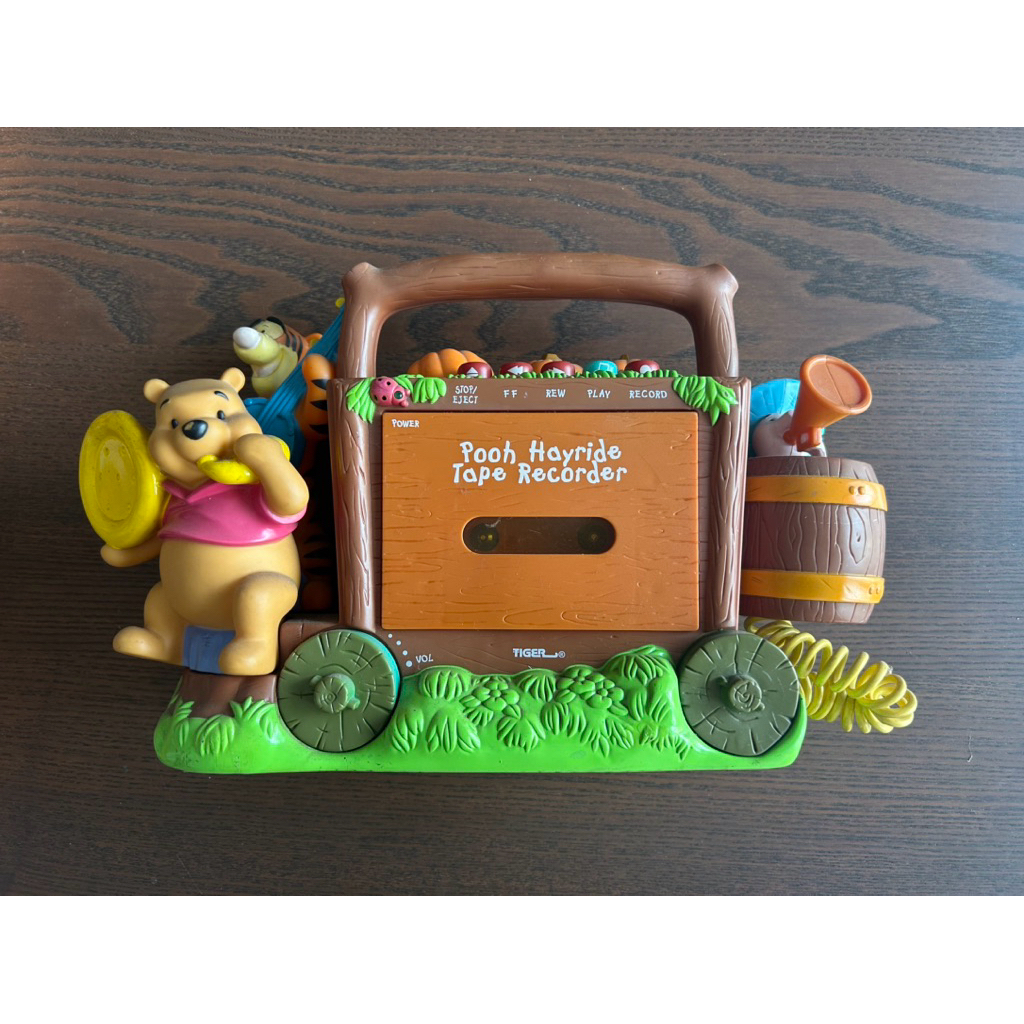 Winnie the pooh hayride tape recorder cassette player pemutar kaset