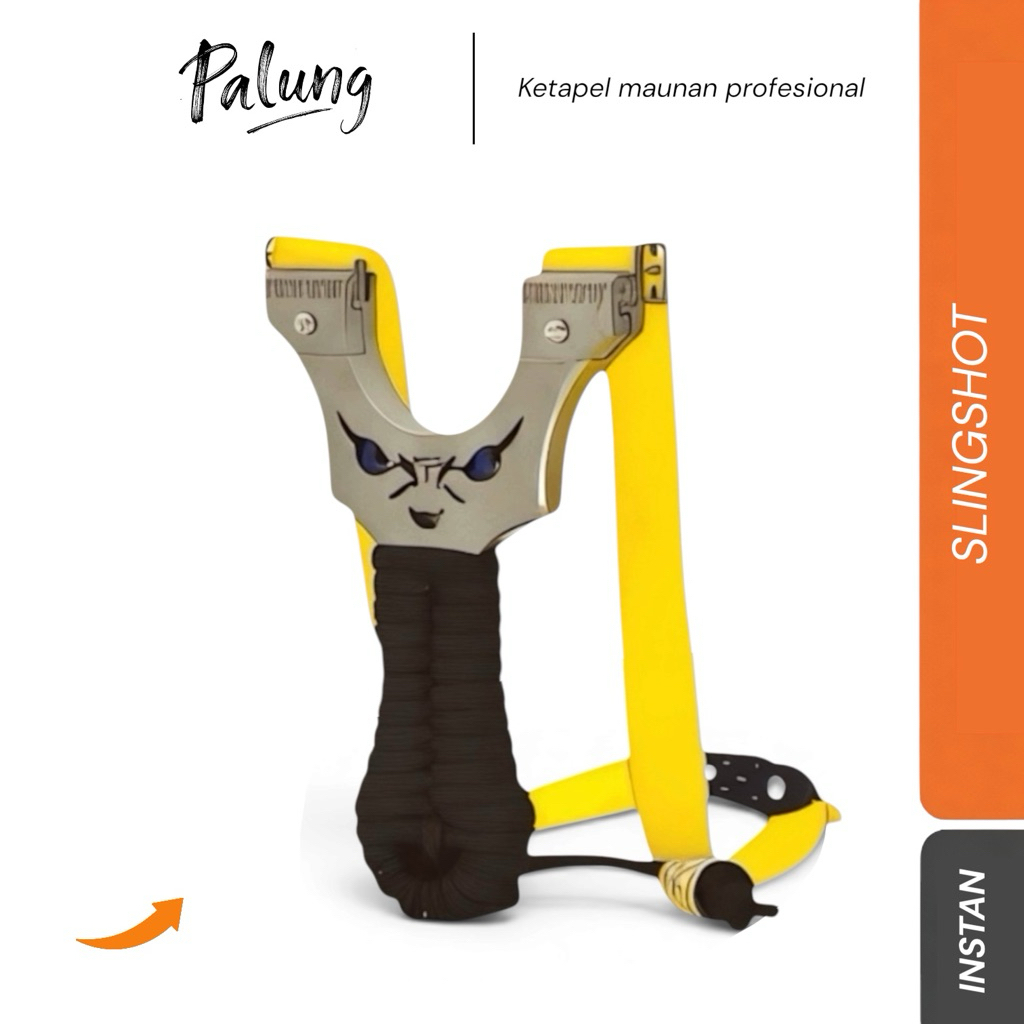 ketapel slingshot modern / maian lontar / catapult stainless
