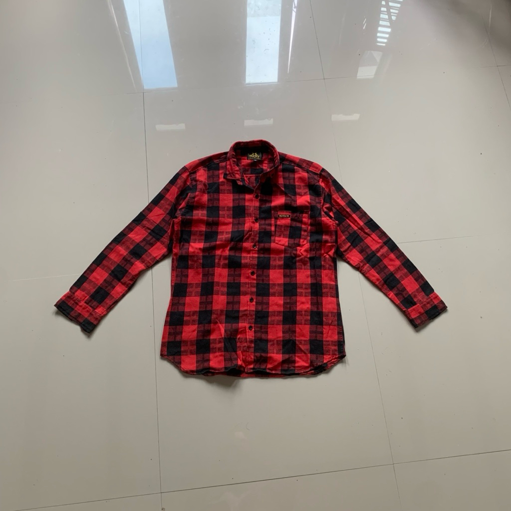 Kemeja Tartan Flanel Hurley