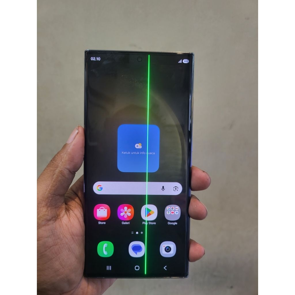 LCD S23 ultra garis 1