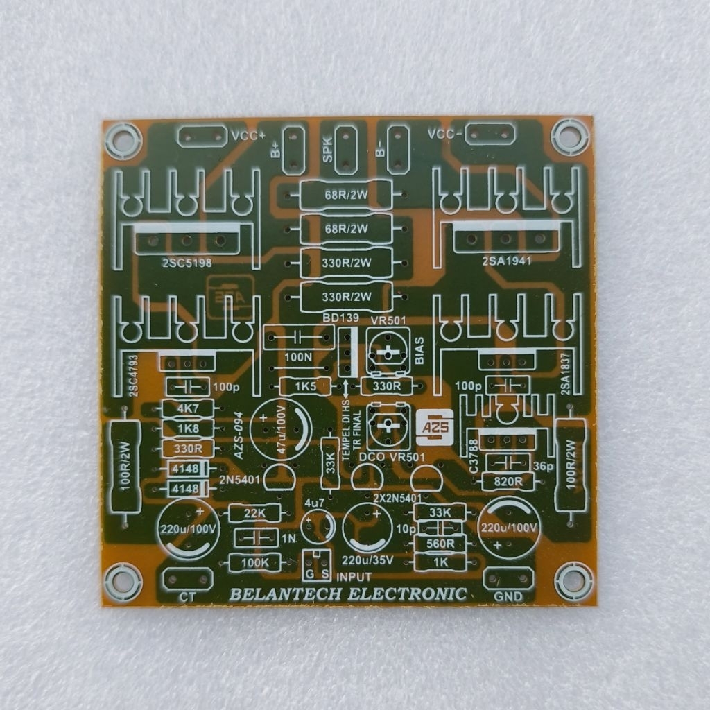 PCB Power Amplifier SOCL 504 TEF Crispy Full Modif By Kartino