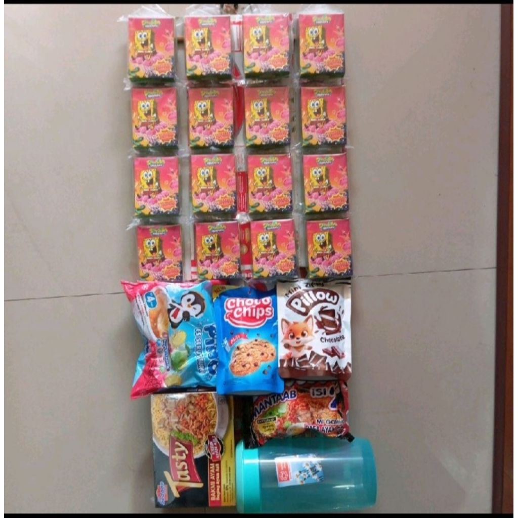 Mainan gosokan bom berhadiah uang dan jajanan isi kupon 300pcs