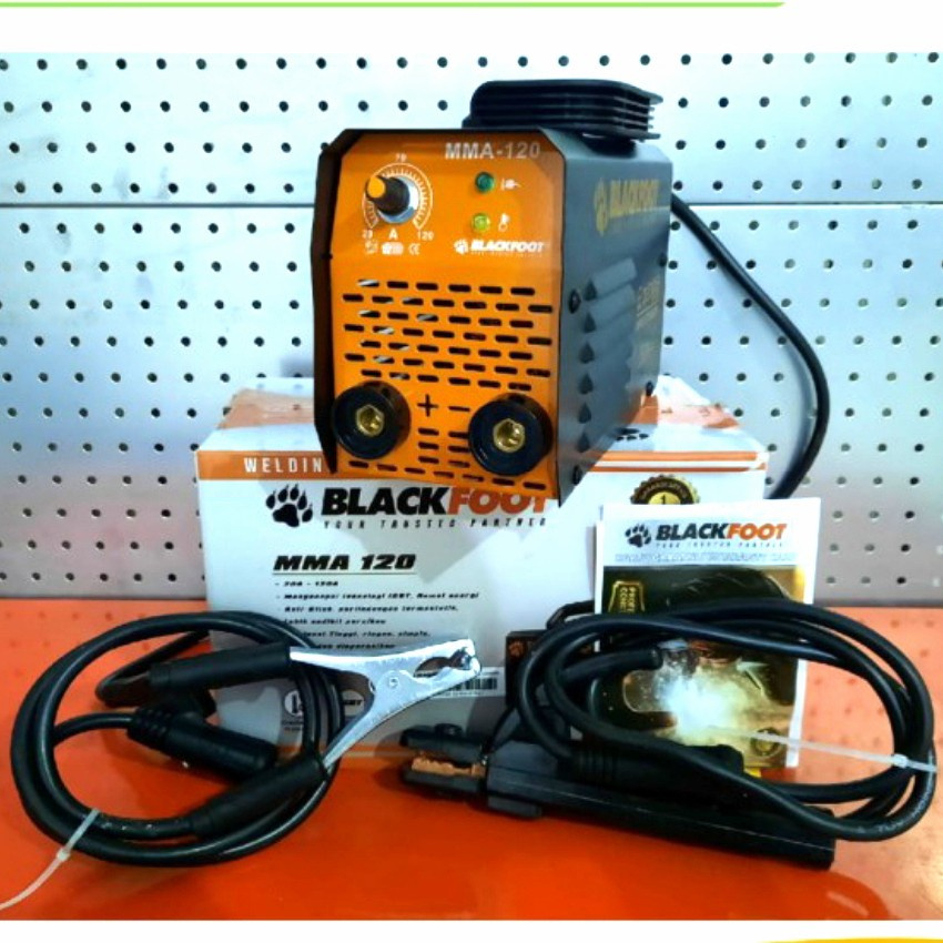 BLACKFOOT mesin las IGBT MMA 120 350 WATT