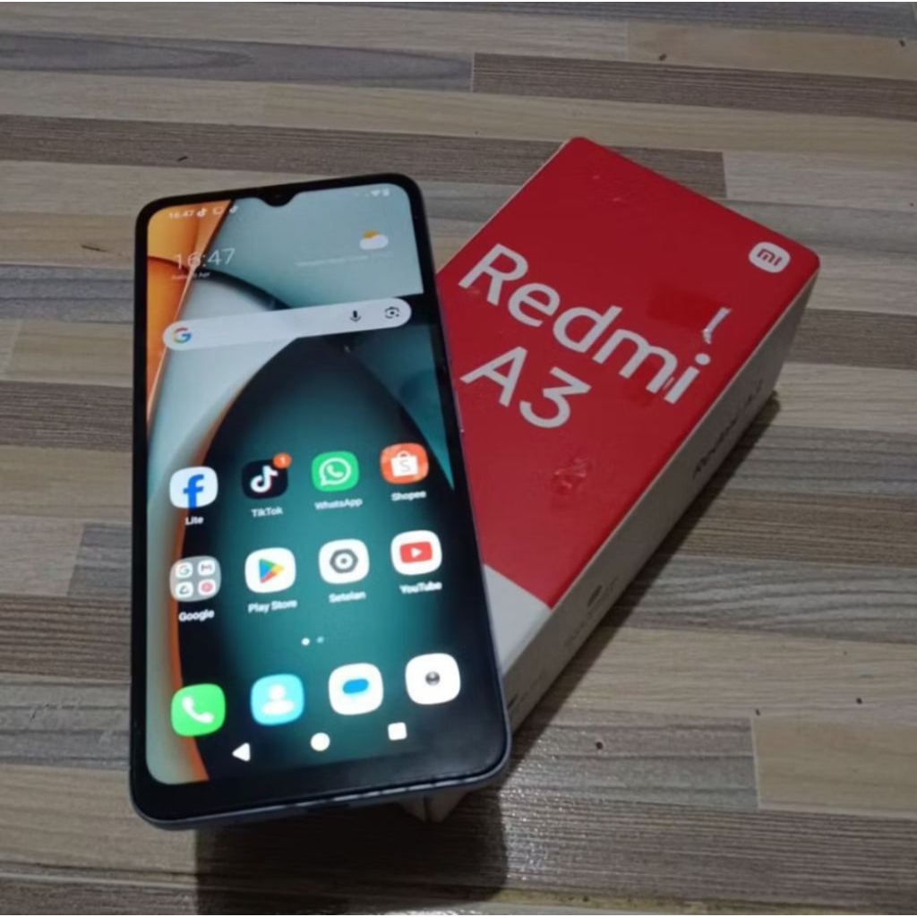 HP REDMI A3 RAM 4/128 GB SECOND NORMAL (KET. BACA DISKRIPSI)