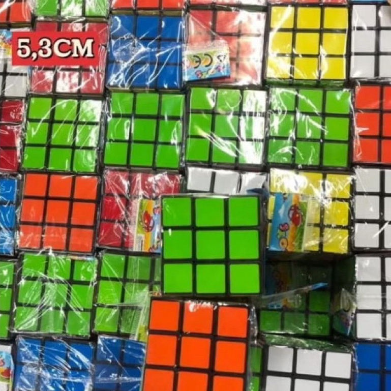 puzle ubik kotak 3x3 besar ukuran 5cm