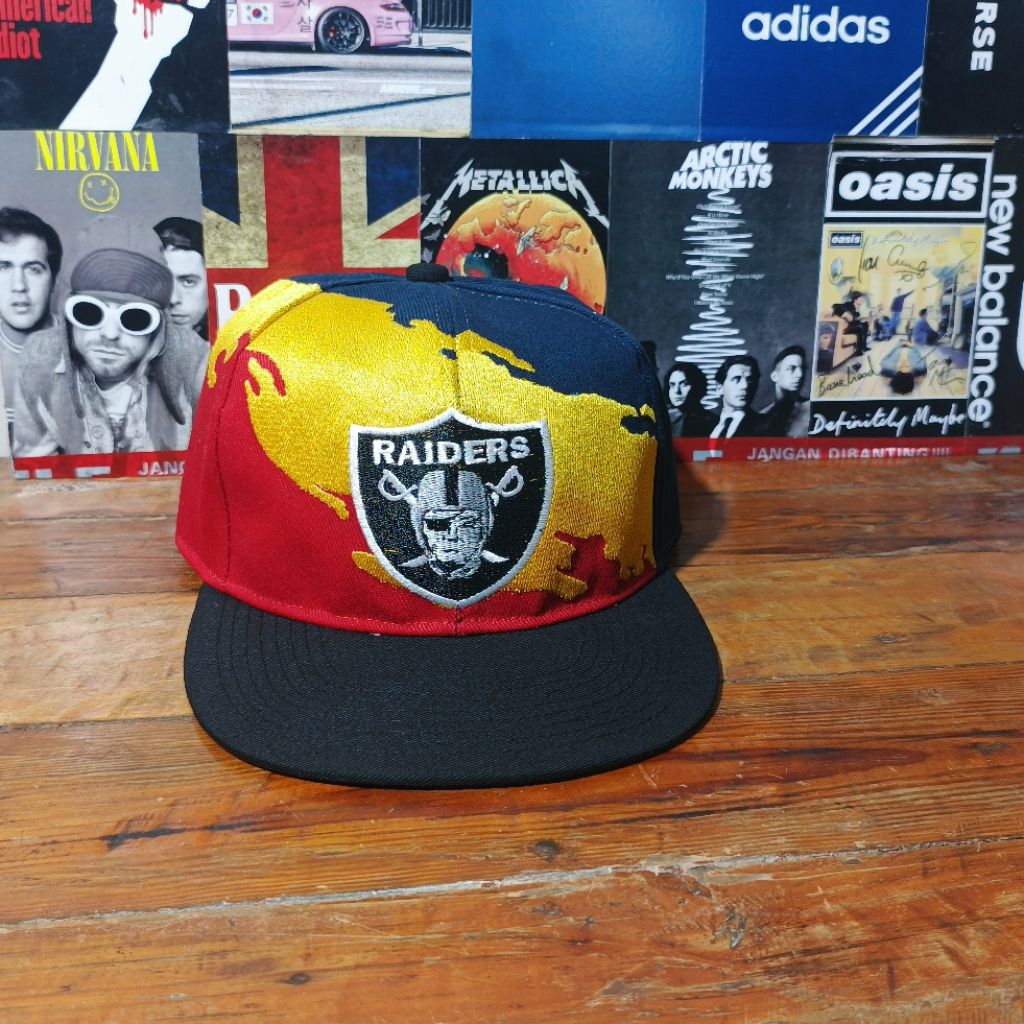 TOPI SNAPBACK SPLASH SERIES WITH LEVEL XERO LOS ANGELES RAIDERS