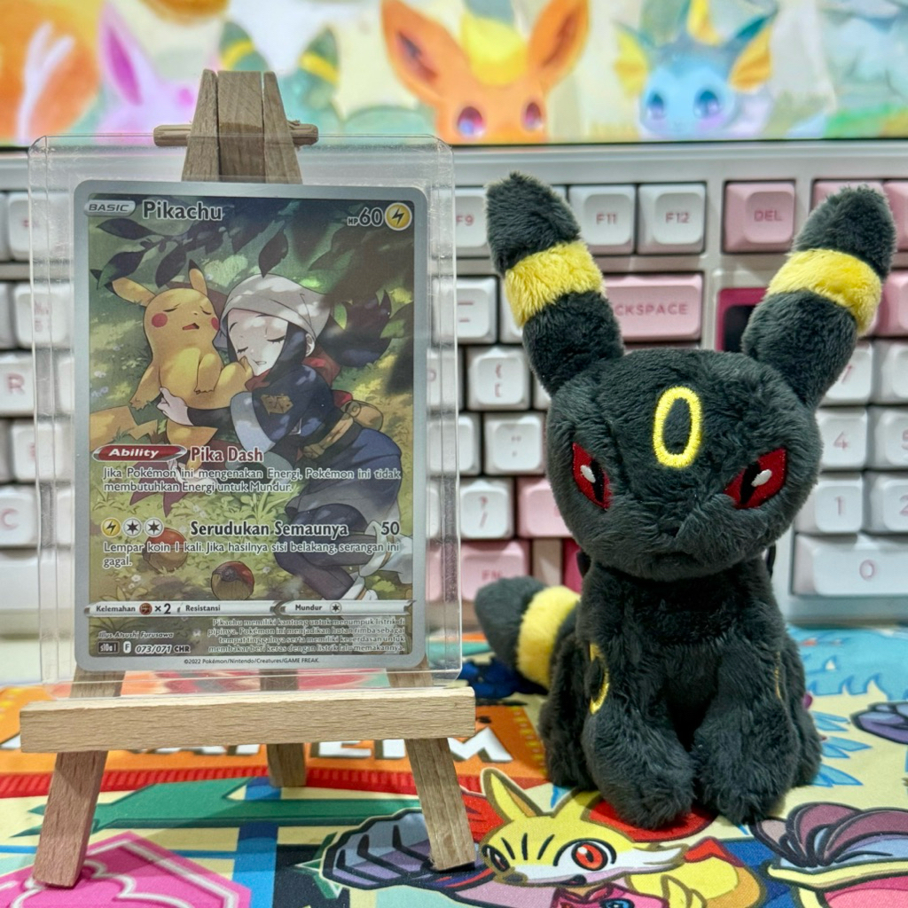 Pokemon Card Pikachu CHR 073/071 Character Rare Indonesia Original