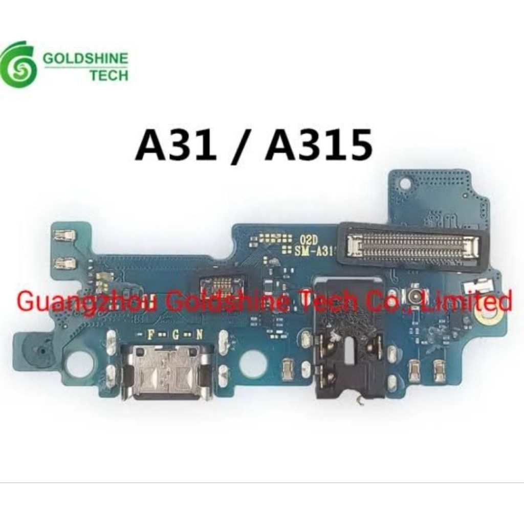 Konektor Cas Papan Charger Samsung A31 A325 Fullset ic